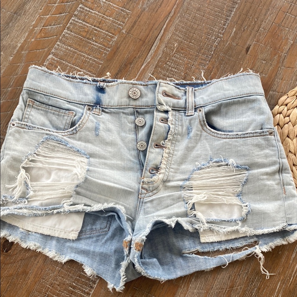 Express Distressed Denim Women Shorts